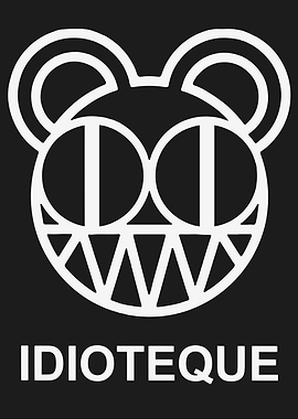 Idiotèque Radiohead Bear Logo
