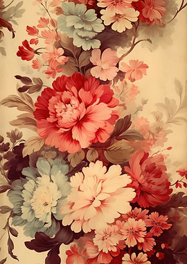 Floral Vintage Flowers