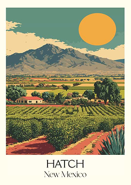 Hatch, New Mexico Landscape Art