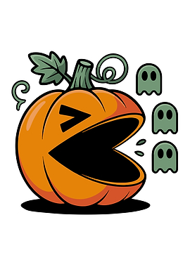 Halloween Gamer Pumpkin