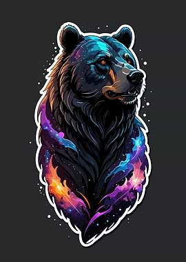 Cosmic Bear Portrait