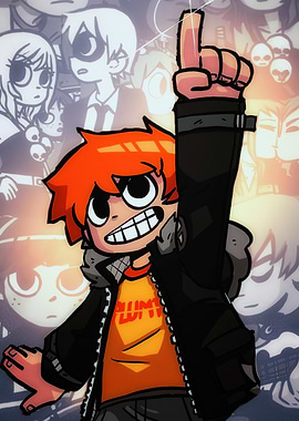 Scott Pilgrim Illustration