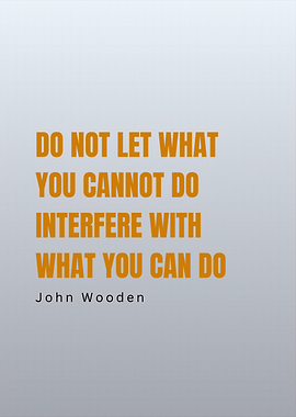 Inspirational Quote by John Wooden