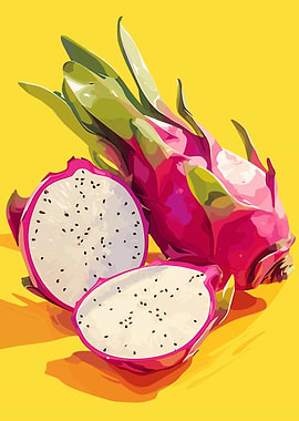 Dragon Fruit Still Life