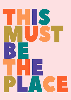 This Must Be The Place Art