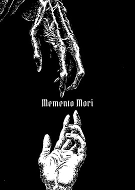 Memento Mori: Hands in Black and White