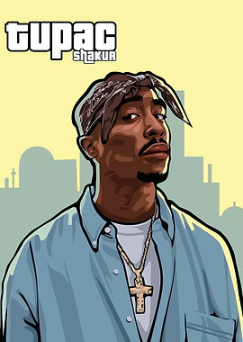Tupac Shakur Portrait