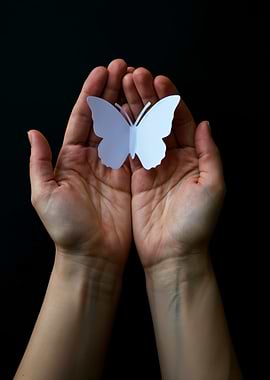 Butterfly in Hands