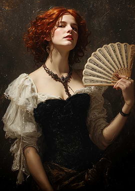 Renaissance Woman with Fan