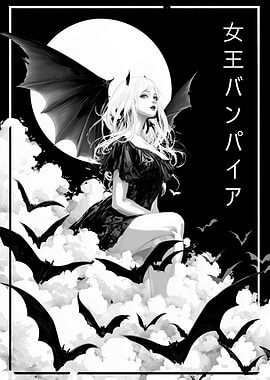 Vampire Queen in Monochrome