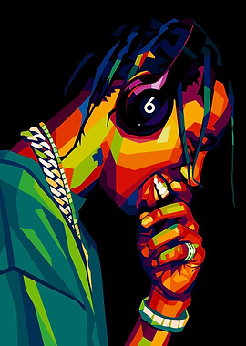 Travis Scott Wpap Art