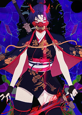 Demon Girl with Sword