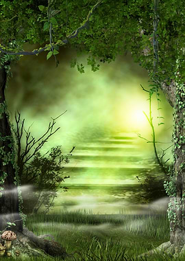 Enchanted Forest Stairway