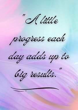 Inspirational Quote on Pastel Background