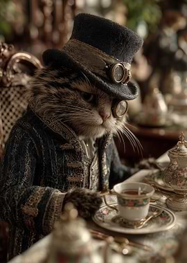 Funny Cat Boss Kitchen