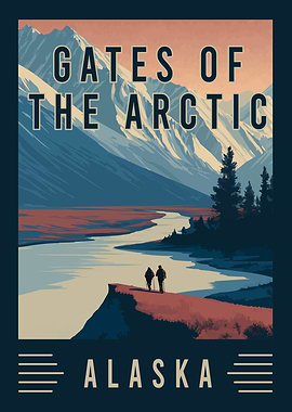 Gates of the Arctic Alaska Poster