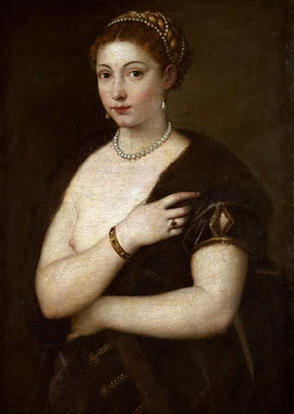 Portrait of a Woman with Pearls