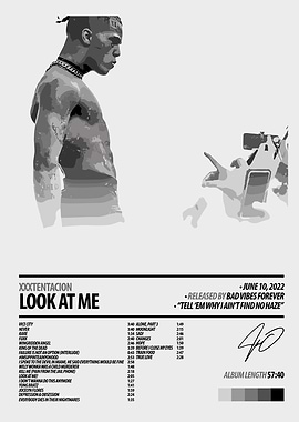 XXXTentacion - Look At Me Album Art