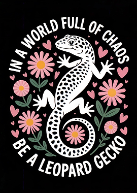 Leopard Gecko in a Chaotic World