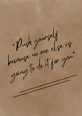 Motivational Quote on Textured Background