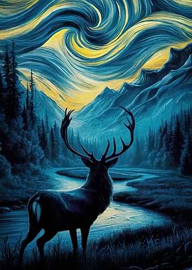 Deer Landscape Animal