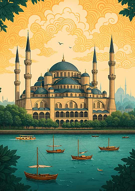 The Blue Mosque by the Water