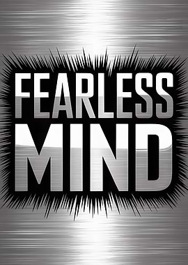Fearless Mind Motivational Poster