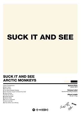 Arctic Monkeys - Suck It and See