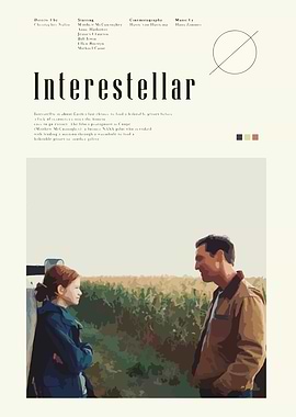 Interstellar Movie Poster Art