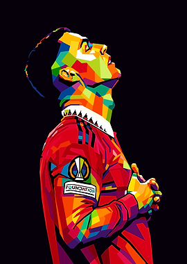 Cristiano Ronaldo Wpap Art