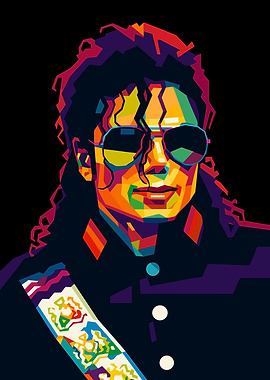 Michael Jackson Pop Art Portrait