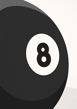 8-Ball Minimalist Design