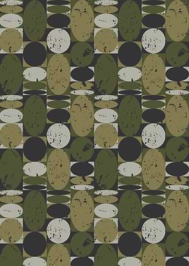 Abstract Geometric Pattern with Grunge Texture