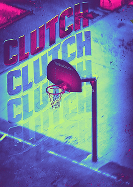 Neon Basketball Court - Clutch