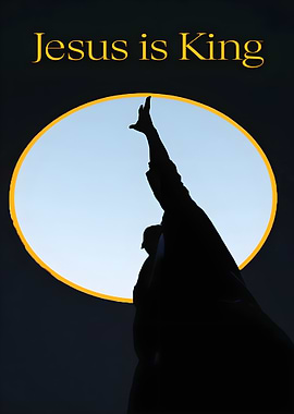 Jesus is King Silhouette