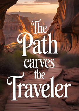 The Path Carves the Traveler