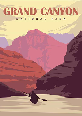 Grand Canyon National Park Poster Art