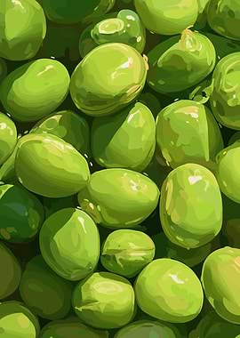 Green Peas Still Life