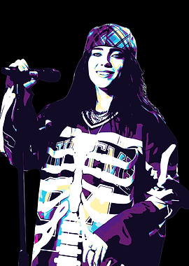 Billie Eilish Pop Art Portrait