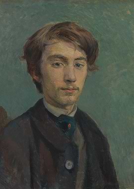 Portrait of a Young Man Painting