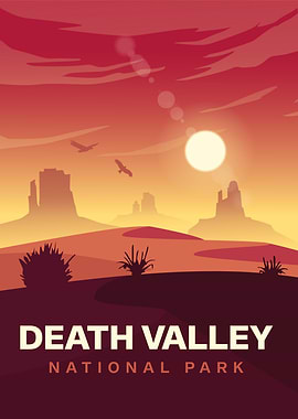 Death Valley National Park Illustration