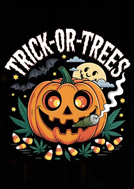 Trick-or-Trees Halloween Pumpkin with Joint
