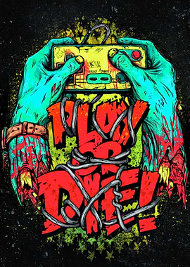 Play or Die Zombie Gaming Art