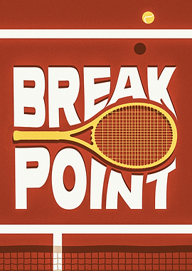 Break Point Tennis Graphic