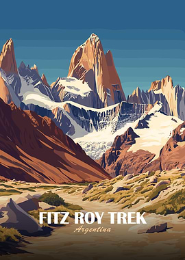 Fitz Roy Trek, Argentina Landscape