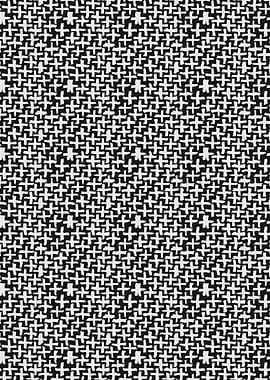 Black and White Abstract Pattern