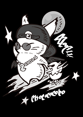 Street Moogle and Chocobo