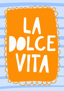 La Dolce Vita Illustration