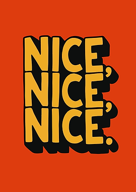 Nice Text Art on Orange Background