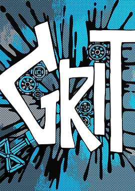 Halftone Grit Design